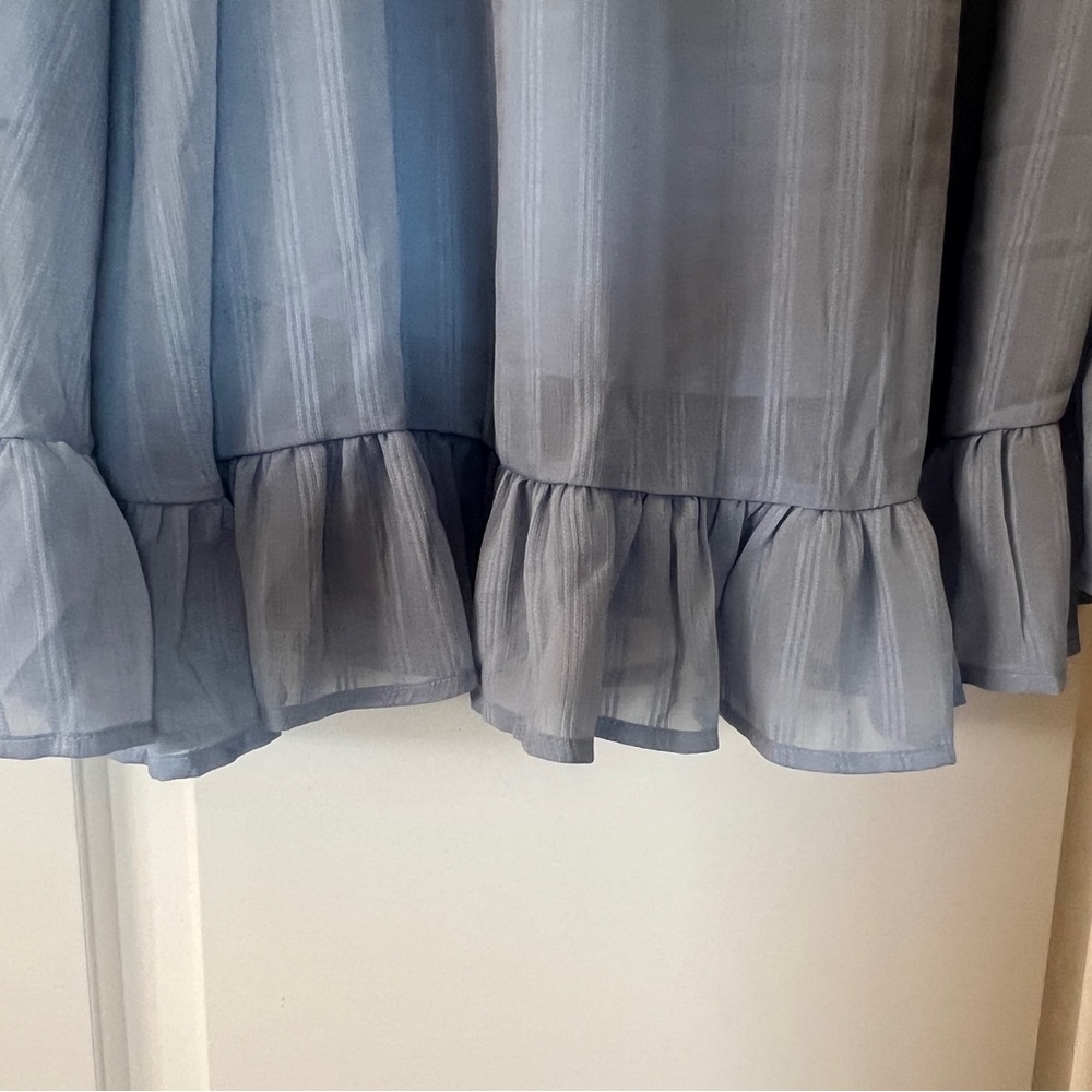 SHEIN Light Blue Ruffle Dress - Picture 12 of 12